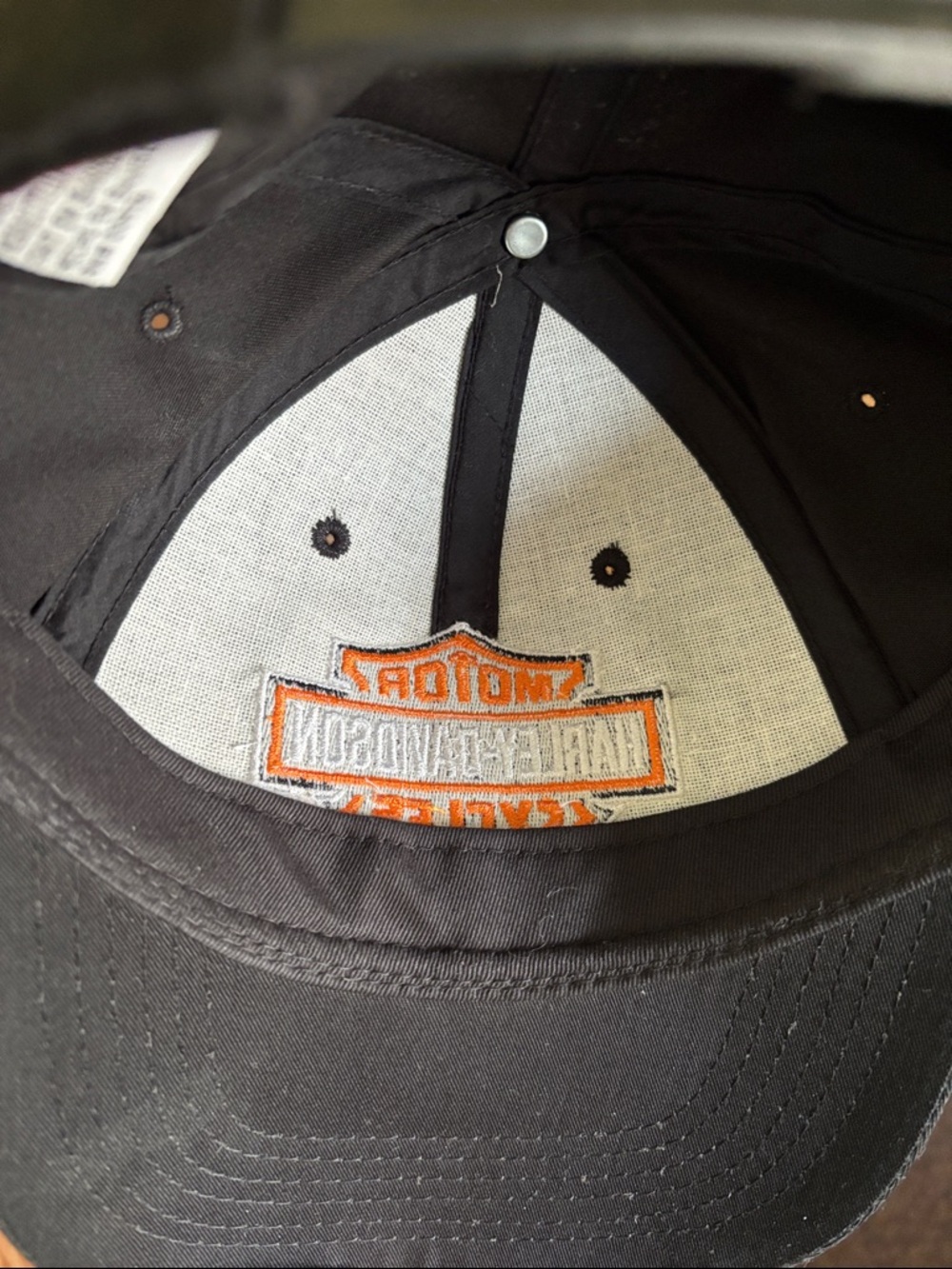 Harley -Davidson American Needle Black Baseball Cap Embroidered Patch adjustable - Picture 3 of 7